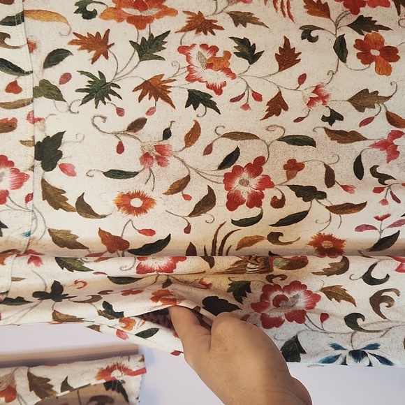 PERUVIAN COLLECTION Floral Bird Midi Dress, size S - Picture 2 of 14